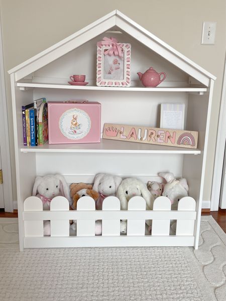 Girls book shelf, girls room, girls nursery, pink bedroom, pink nursery, home decor, play room, toy storage #bookcase #bookshelf #nursery #kidsroom

#LTKkids #LTKbaby #LTKhome