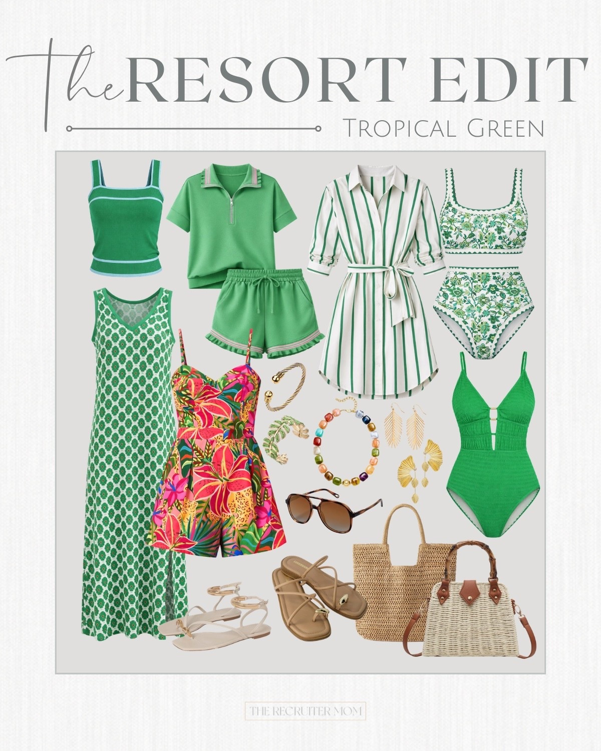 Tropical Resort Edit in shades of green all from Amazon #summeroutfits #resortwear #traveledit #traveloutfits 

 

#LTKMidsize #LTKTravel #LTKSwim