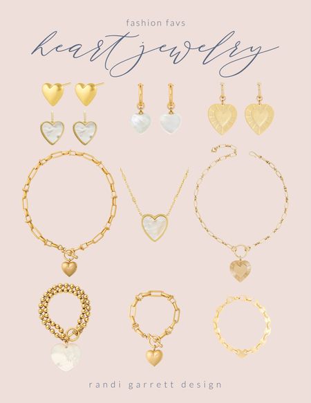 Heart earrings heart necklace heart bracelet Brinker and Eliza heart jewelry 

#LTKstyletip #LTKunder100 #LTKSeasonal