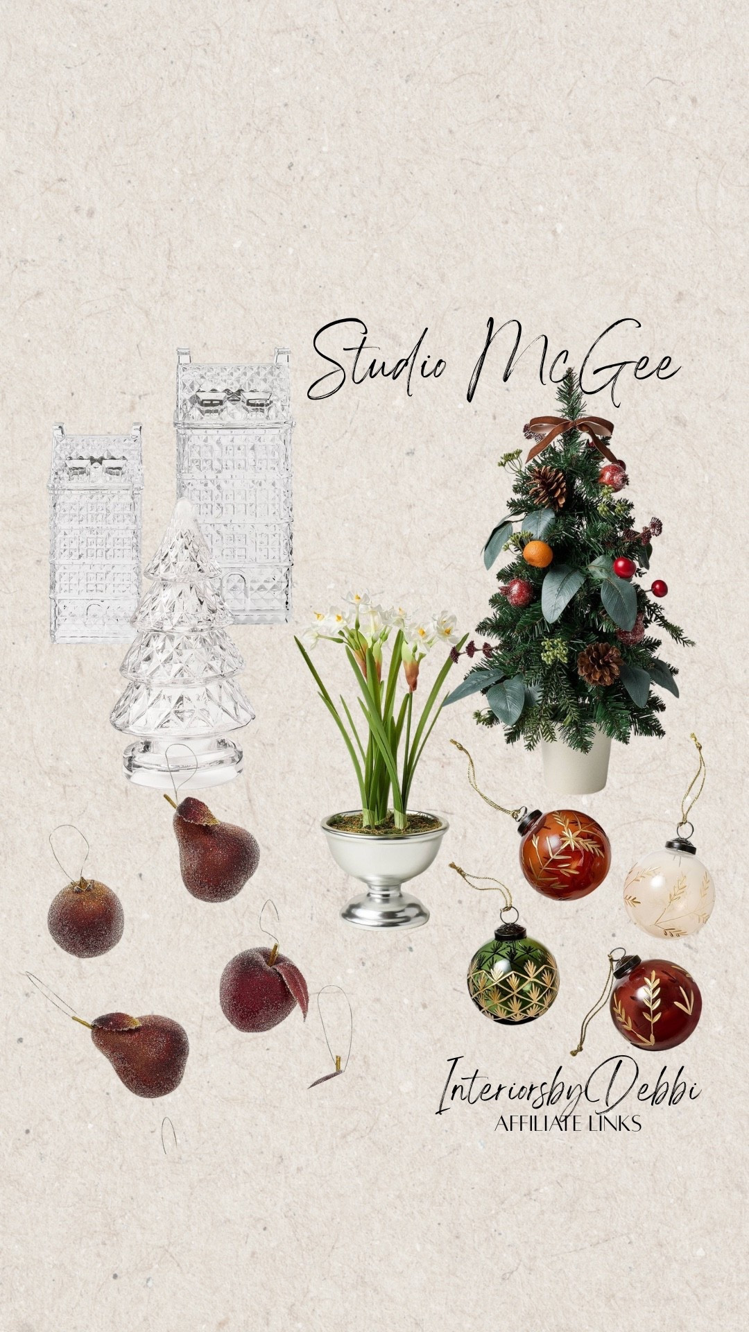 Studio McGee Finds
Glass decor, ornaments, faux tree, transitional home, modern decor, amazon find, amazon home, target home decor, mcgee and co, studio mcgee, amazon must have, pottery. barn, Walmart finds, affordable decor, home styling, budget friendly, accessories, neutral decor, home finds, buy new arrival, coming soon, sale alert, high end look for less, Amazon favorites, Target finds, cozy, modern, earthy, transitional, luxe, romantic, home decor, budget friendly decor, moody vibes #studiomcgee

#LTKSeasonal #LTKHome