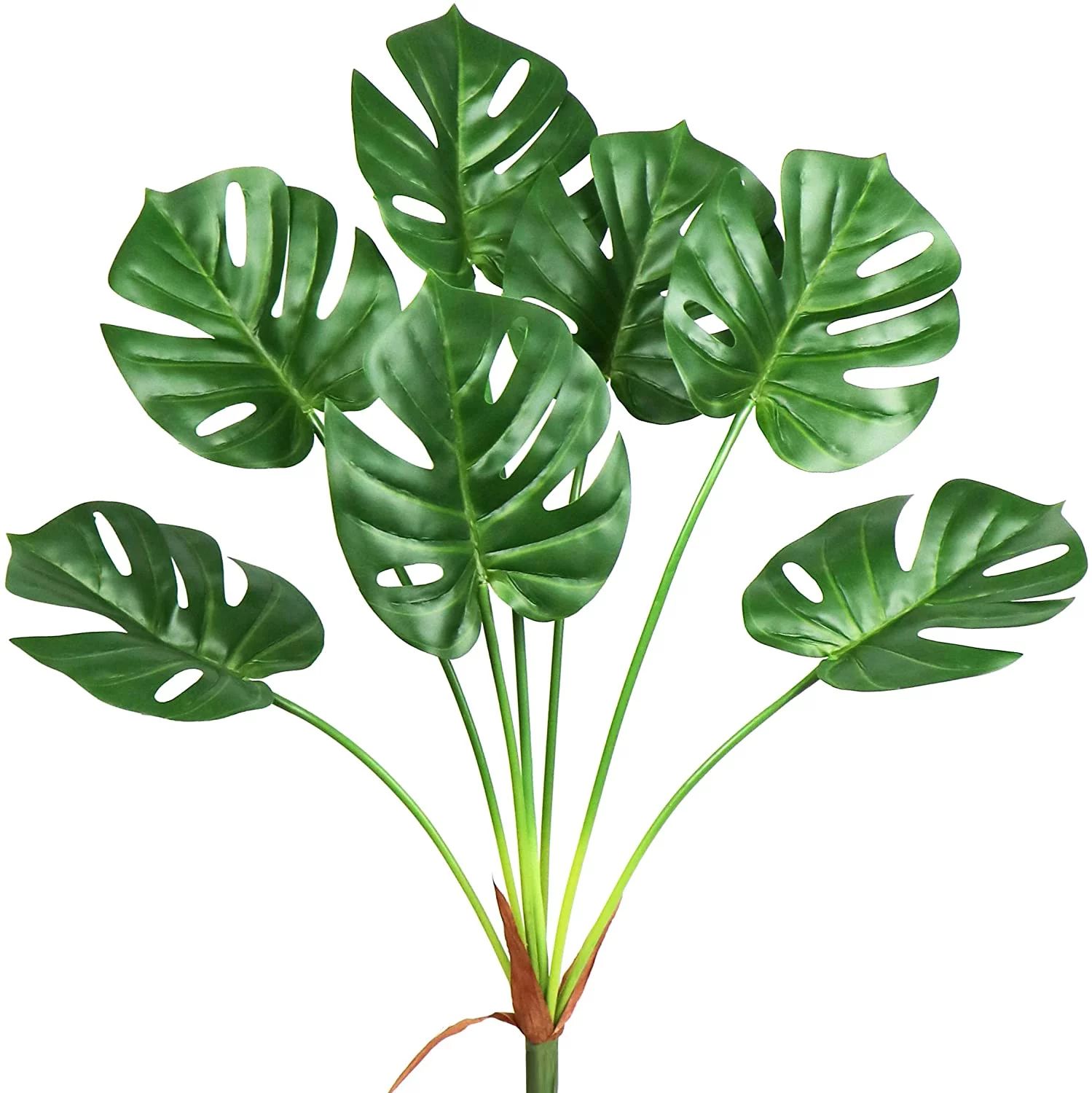 Artificial Palm Plants Tropical Monstera Leaves Faux Turtle Tree Leaf Fake Deliciosa Plant mitati... | Walmart (US)