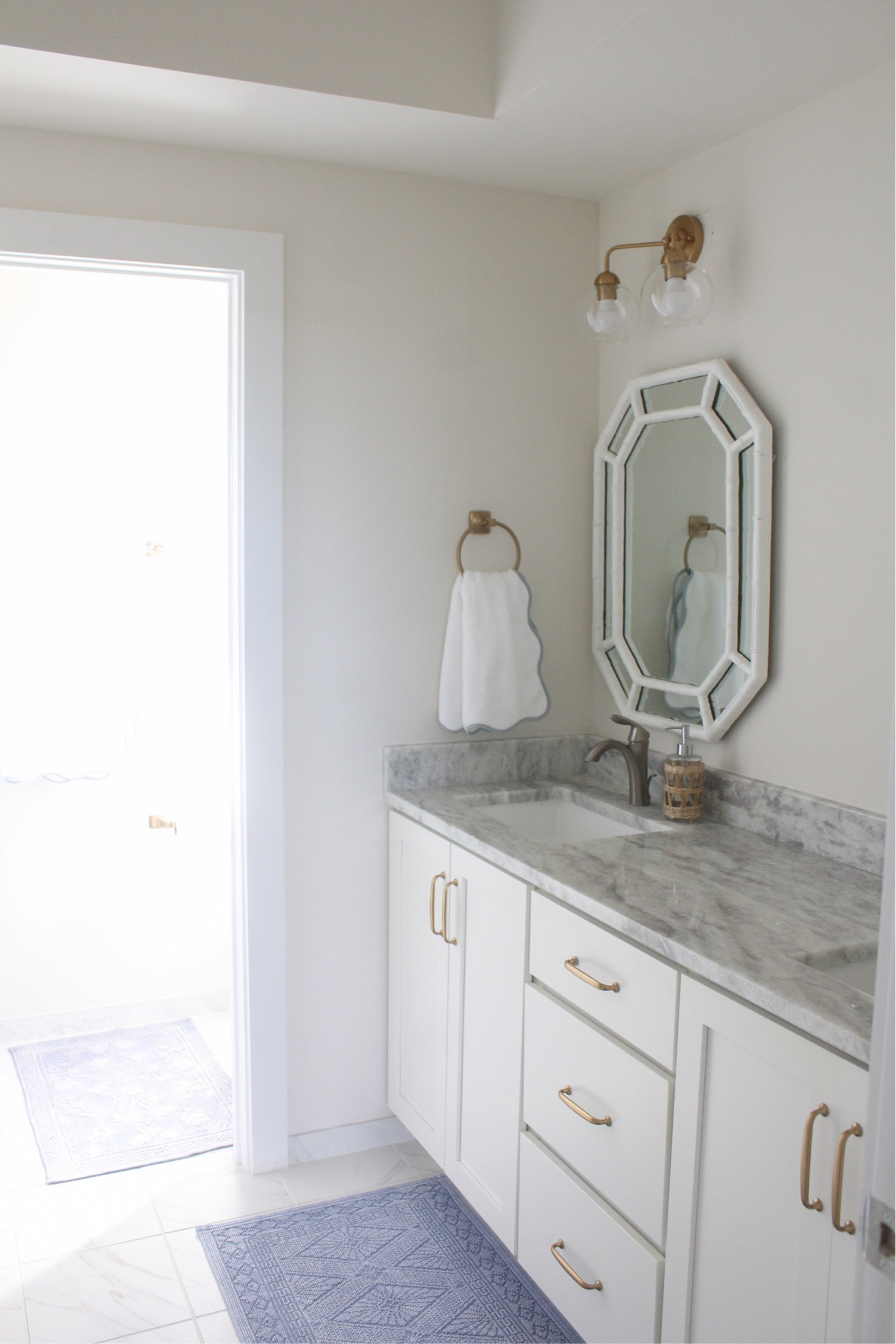 Bath mat is on a huge sale! The runner size is perfect for a double sink, and it comes in a number of colors.

#LTKsalealert #LTKhome