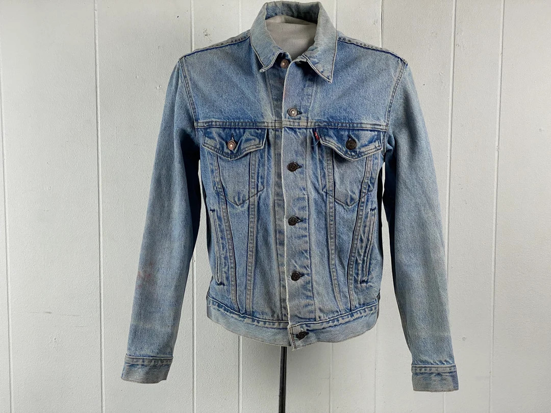 Vintage Jacket, Size 40, Denim Jacket, 1980s Jacket, Levi's Jacket, Trucker Jacket, Four Pocket, ... | Etsy (US)