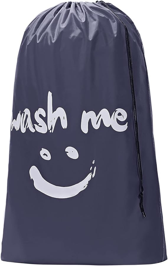 HOMEST XL Wash Me Travel Laundry Bag, Dirty Clothes Organizer Large Enough to Hold 4 Loads of Lau... | Amazon (US)