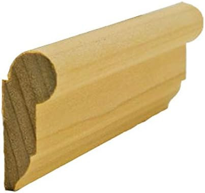 Poplar Picture Rail Moulding 11/16" x 1-5/8" x 95" EWPC11 | Amazon (US)