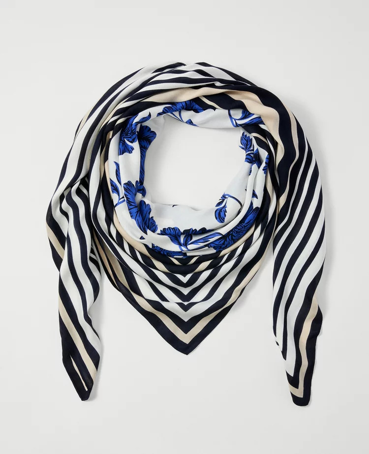 Floral Square Scarf | Ann Taylor