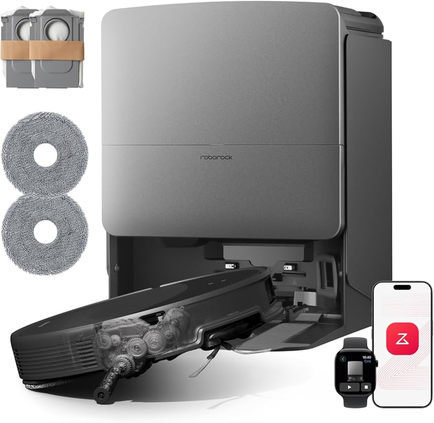 roborock Saros 20 Set Saugroboter mit Wischfunktion&angebbarem Wischmopp, AdaptiLift Chassis 3.0,... | Amazon (DE)