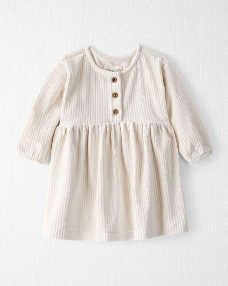 Baby Girl Recycled Velvety Corduroy Dress | Carter's Inc