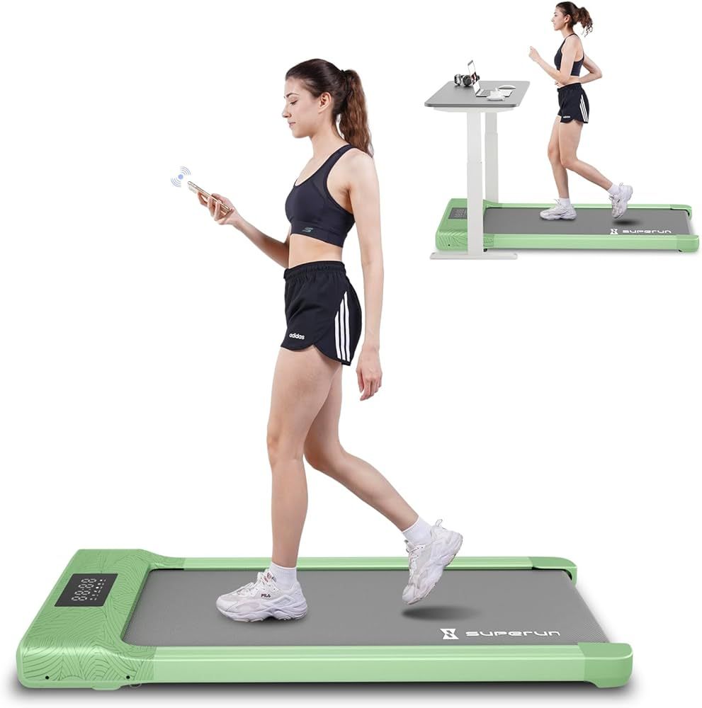 SupeRun Under Desk Treadmill, Walking Pad, Portable Treadmill with Remote Control LED Display, Qu... | Amazon (US)