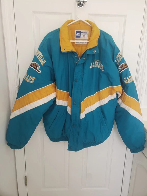 Vintage 1990s Jacksonville Jaguars Banned Logo Starter Jacket XL | eBay US