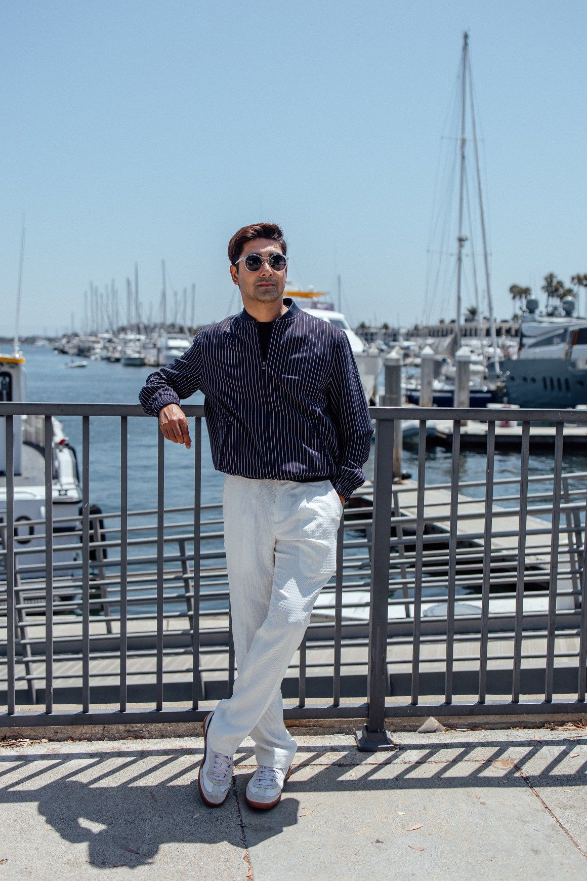 Retro Sporty Men’s Summer Outfit | Clean Tennis-Inspired Look


This men’s outfit blends retro sport style with modern casual chic perfect for summer days in LA. The Sergio Tacchini striped track jacket adds statement energy, paired with breathable white pants and an elevated short-sleeve knit. Finished with luxury Oliver Peoples sunglasses, Polo 67 cologne, and PUMA Club 5v5 sneakers for a clean, confident, tennis-inspired aesthetic that works from day to night.


#MensSummerStyle #RetroMenswear #CasualChicMen #TennisStyle #LAStyle #ModernMensFashion #SummerOutfitsForMen #SportyStyle #MensOutfitInspo #StreetStyleMen 

 #LTKootd #LTKMens