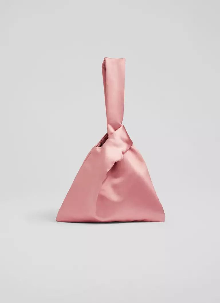 Taylor Pink Satin Handbag | L.K. Bennett (UK)
