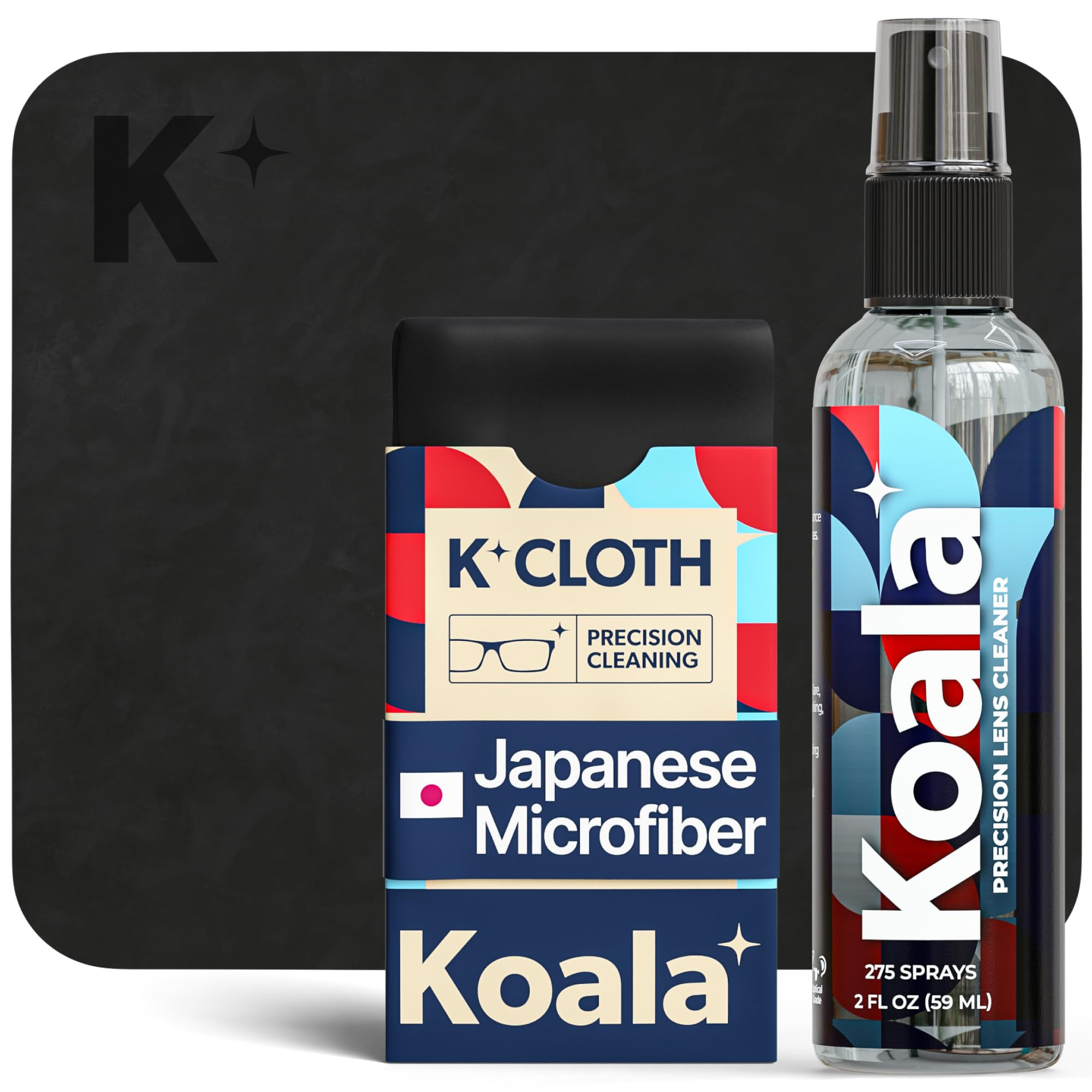 Koala Eyeglass Lens Cleaner Spray Kit | (1x) Glasses Cleaner Bottle + (1x) Microfiber Cloth | Alc... | Amazon (US)