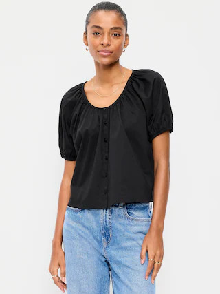 Airy Button-Down Top | Old Navy (US)