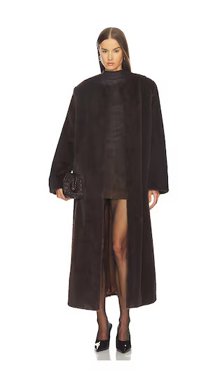 Liv Coat in Chocolate | Revolve Clothing (Global)