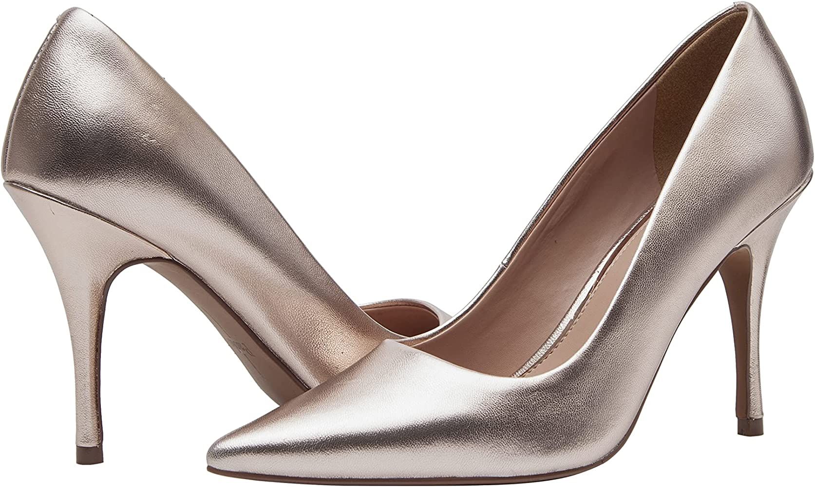 Linea Paolo - Payton - Women's Pointy Toe Leather High Heel Stiletto Pump | Amazon (US)