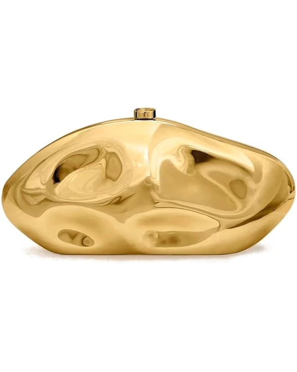 Women Acrylic Evening Clutch Purse Unique Metallic Lattice Pattern Handbag Glitter Crossbody Bag ... | Amazon (US)