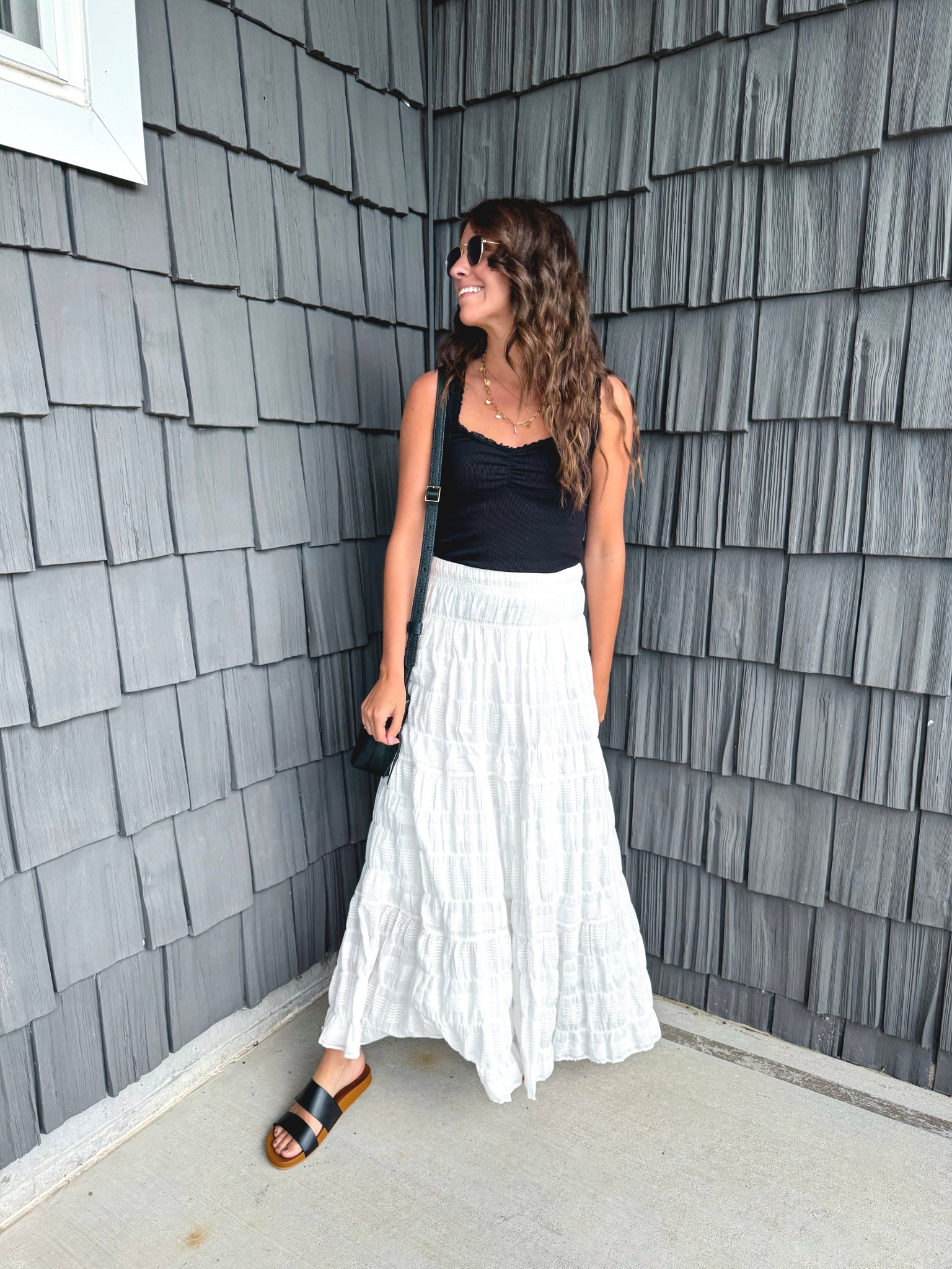 Xs in the tank and the skirt. My shoes fit true to size.
My charm necklace isn’t available on LTK, so I linked similar! 

#LTKPetite #LTKStyleTip #LTKSummerEdit