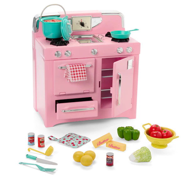 Maryellen’s™ Vintage Stove & Accessories for 18-inch Dolls (Historical Characters) | American Girl