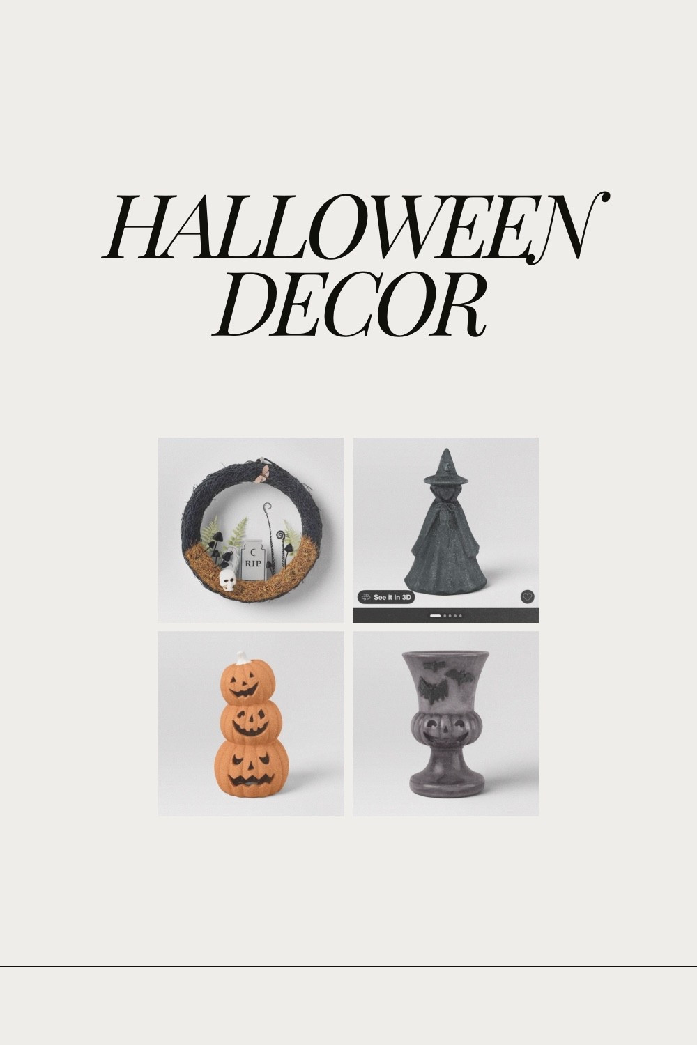 Halloween decor is here and it’s so good. Shop the new Halloween arrivals at Target. 

#LTKSeasonal #LTKFindsUnder50 #LTKHome