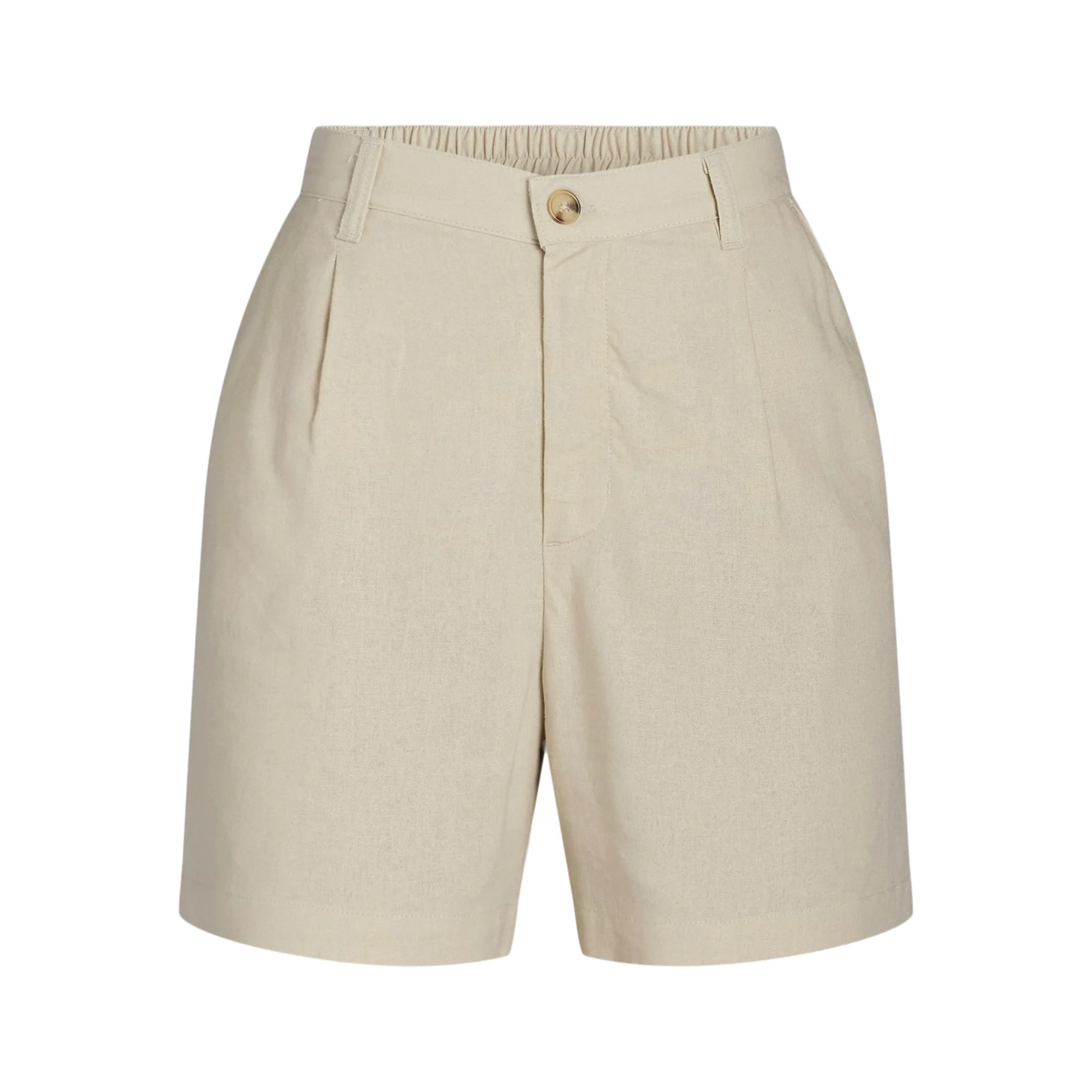 Time and Tru Women’s Linen Blend Shorts, 5” Inseam, Sizes XS-XXXL | Walmart (US)
