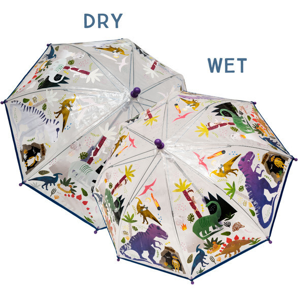 Dino Transparent Colour Changing Umbrella | Maisonette