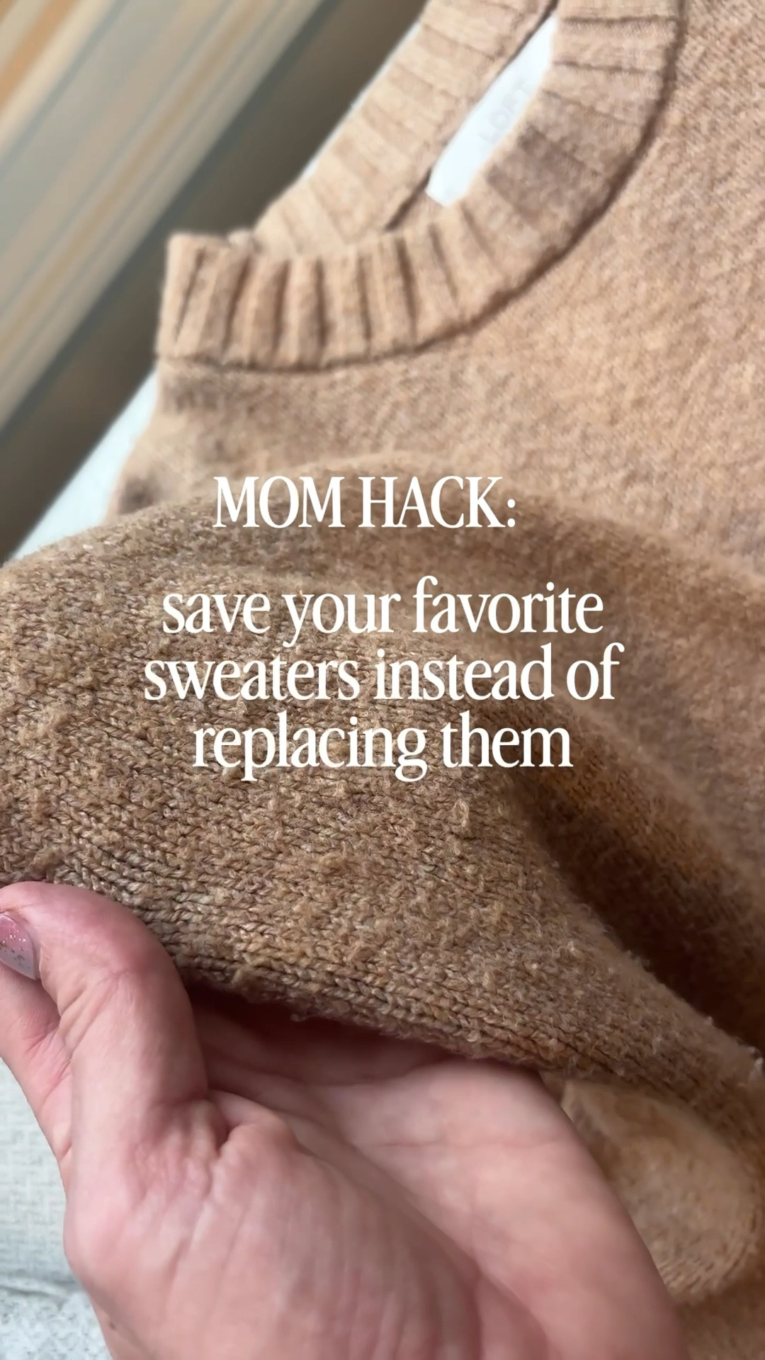 If your sweaters start pilling on the sleeves, this Nori fabric shaver makes them look brand new again. One of my favorite little mom hacks 🙌🧶

#LTKdayinmylife #LTKOver40 #LTKmomlife