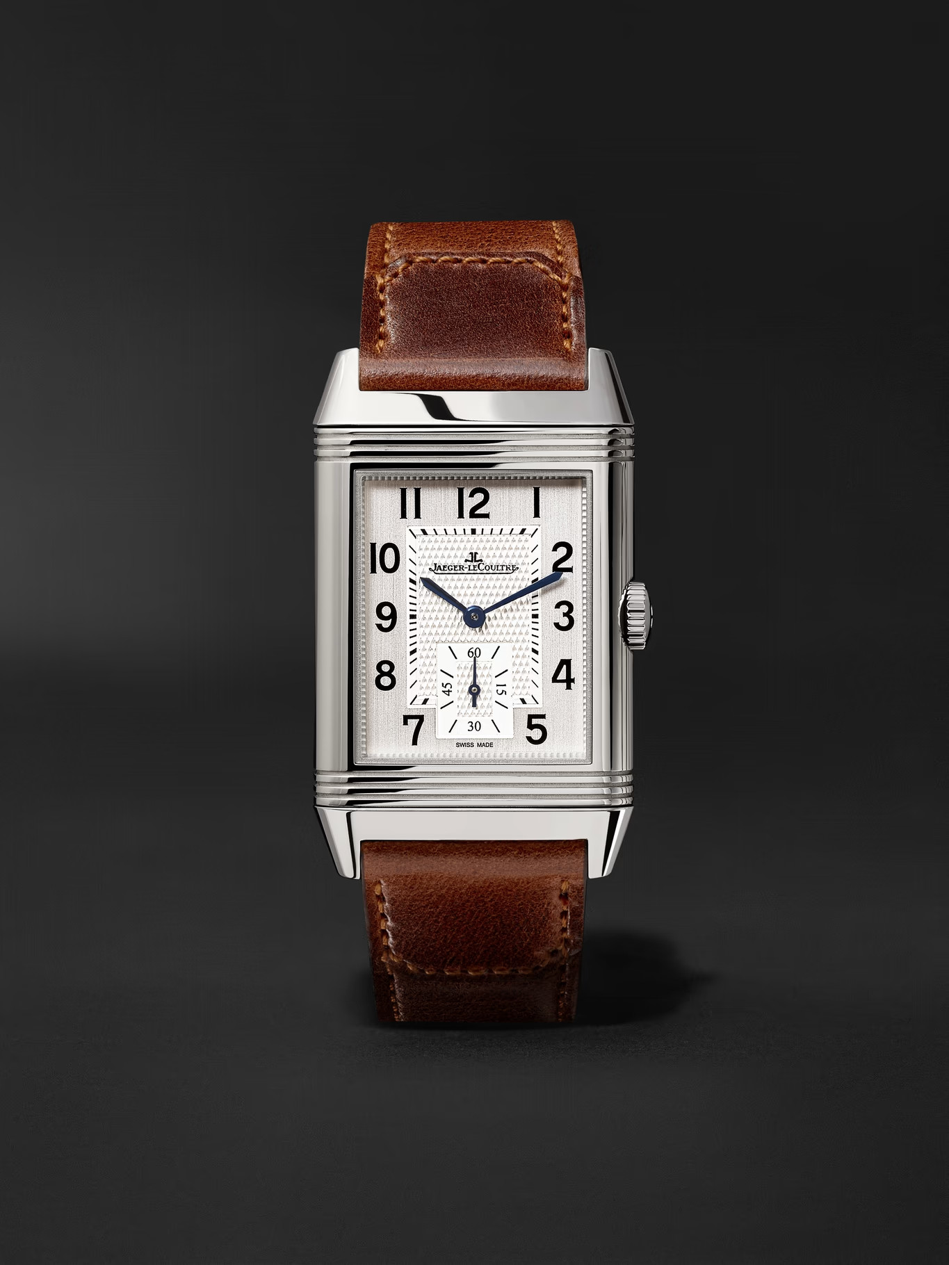 Reverso Classic Large Duoface Hand-Wound 47mm x 28.3mm Stainless Steel and Leather Watch, Ref. No... | Mr Porter (DE)