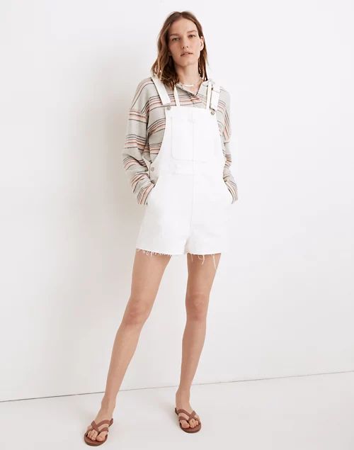 Adirondack Short Overalls in Tile White | Madewell