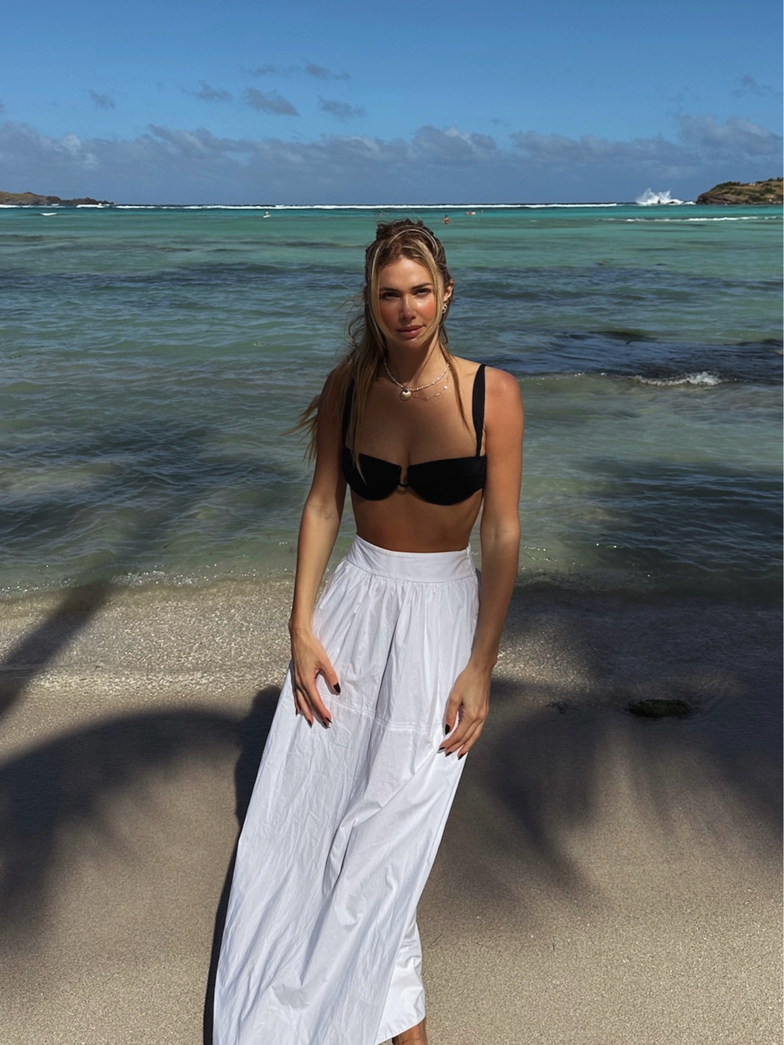 Resort outfit perfect for day to night 🖤 #resortwear #resortstyle