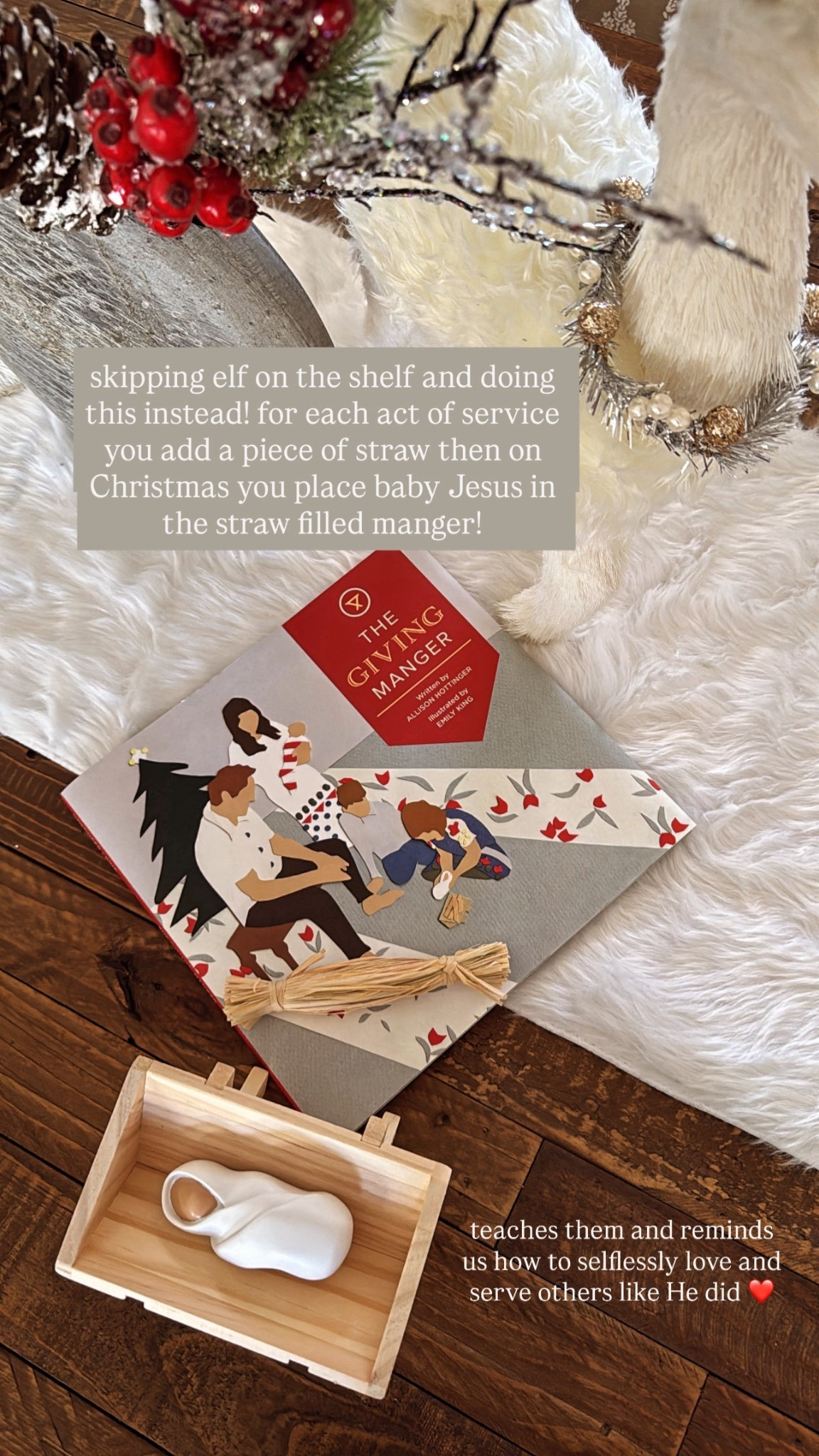 The Giving Manger 🎄☦️
Sweet holiday traditions 

#LTKstorytime #LTKSeasonal #LTKHoliday