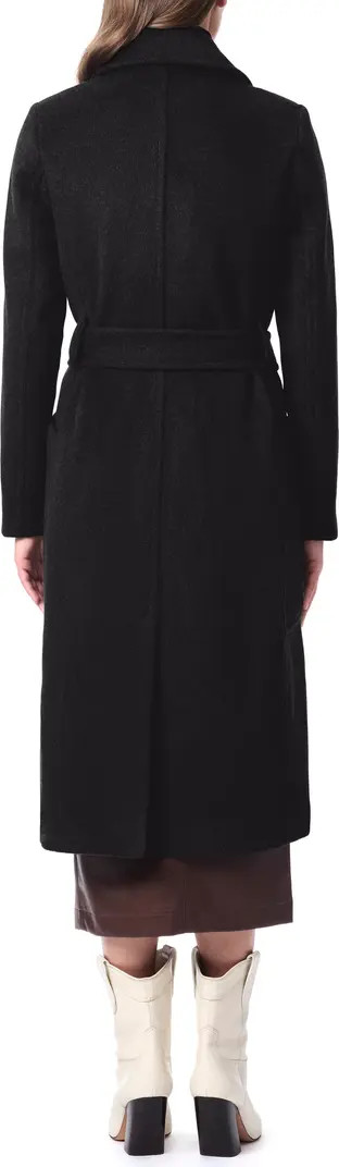 Belted Wool Blend Longline Coat | Nordstrom