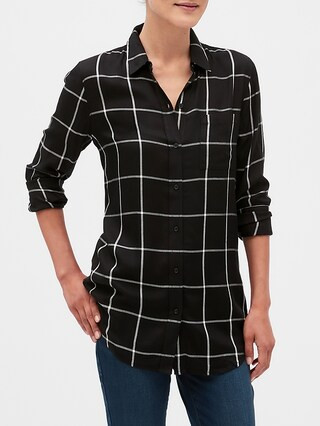 Boyfriend Twill Shirt | Banana Republic Factory