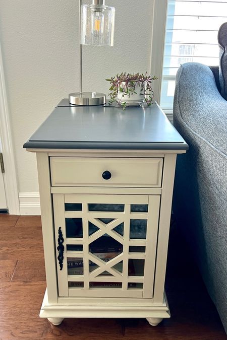 The perfect side table for people need their stuff around them (pens, notepads, a book, hairbrush, skincare, chapstick etc.) when they are relaxing, but don’t like clutter 

#LTKhome #LTKstyletip #LTKSpringSale