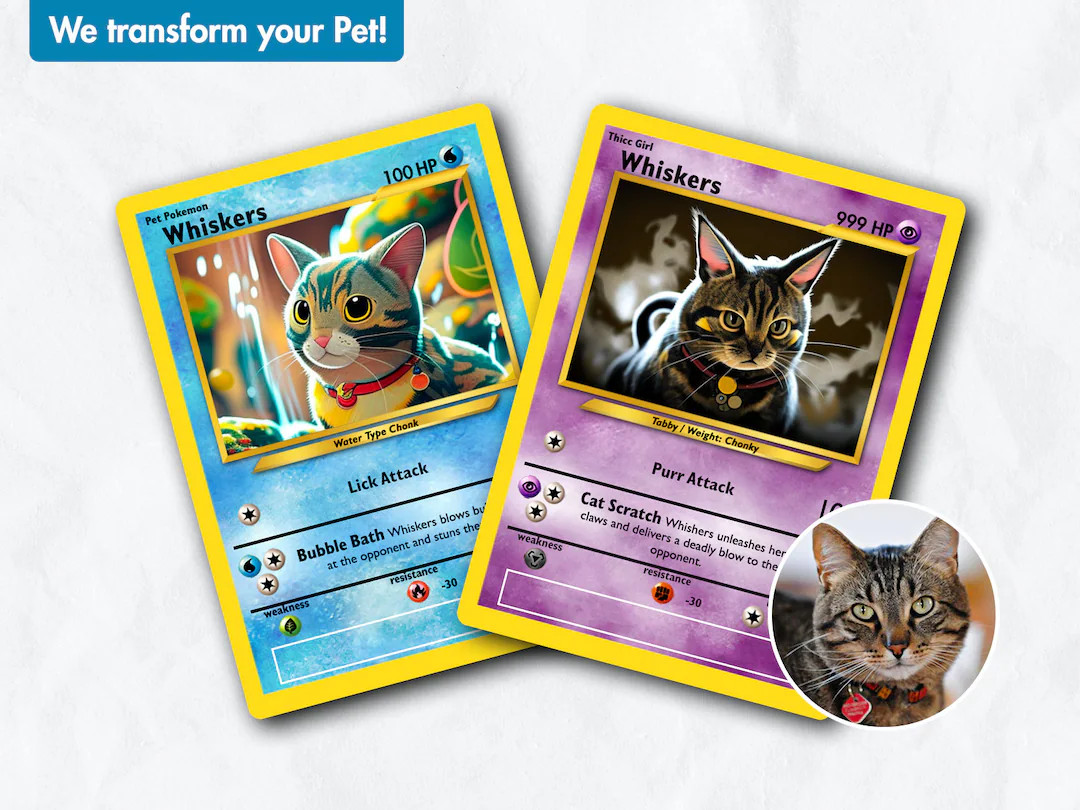 Custom Pokemon Card, Pokemon Gift, Pokmeon Card, Pokemon TCG, Pokemon, Custom Dog Gift, Dog Gift,... | Etsy (US)