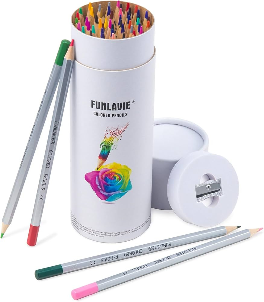 Colored Pencils 48 Coloring Pencils Premium Professional Art Drawing Pencil for Adults Coloring B... | Amazon (US)