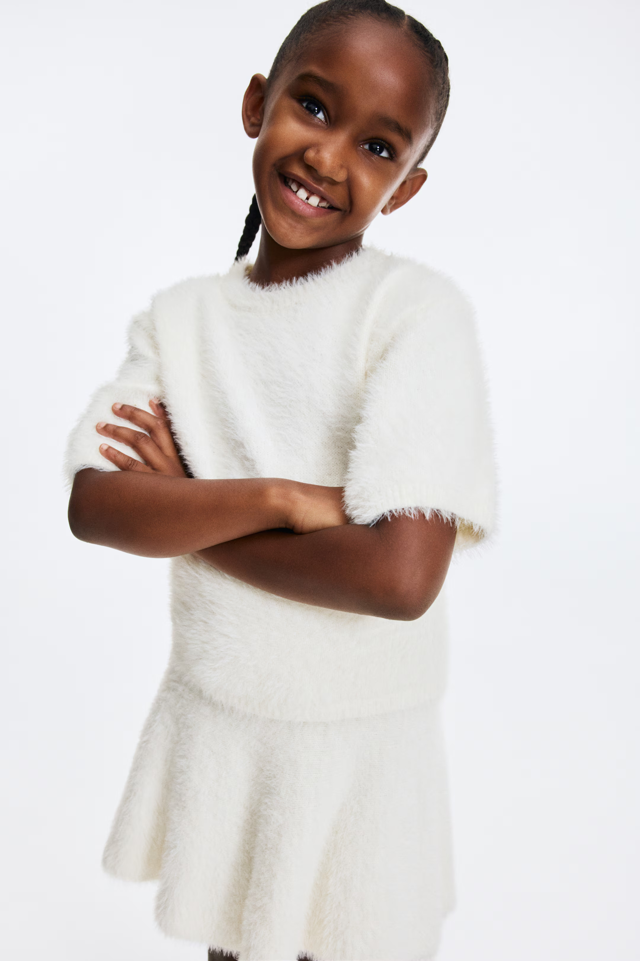 2-Piece Fluffy-Knit Set | H&M (US + CA)
