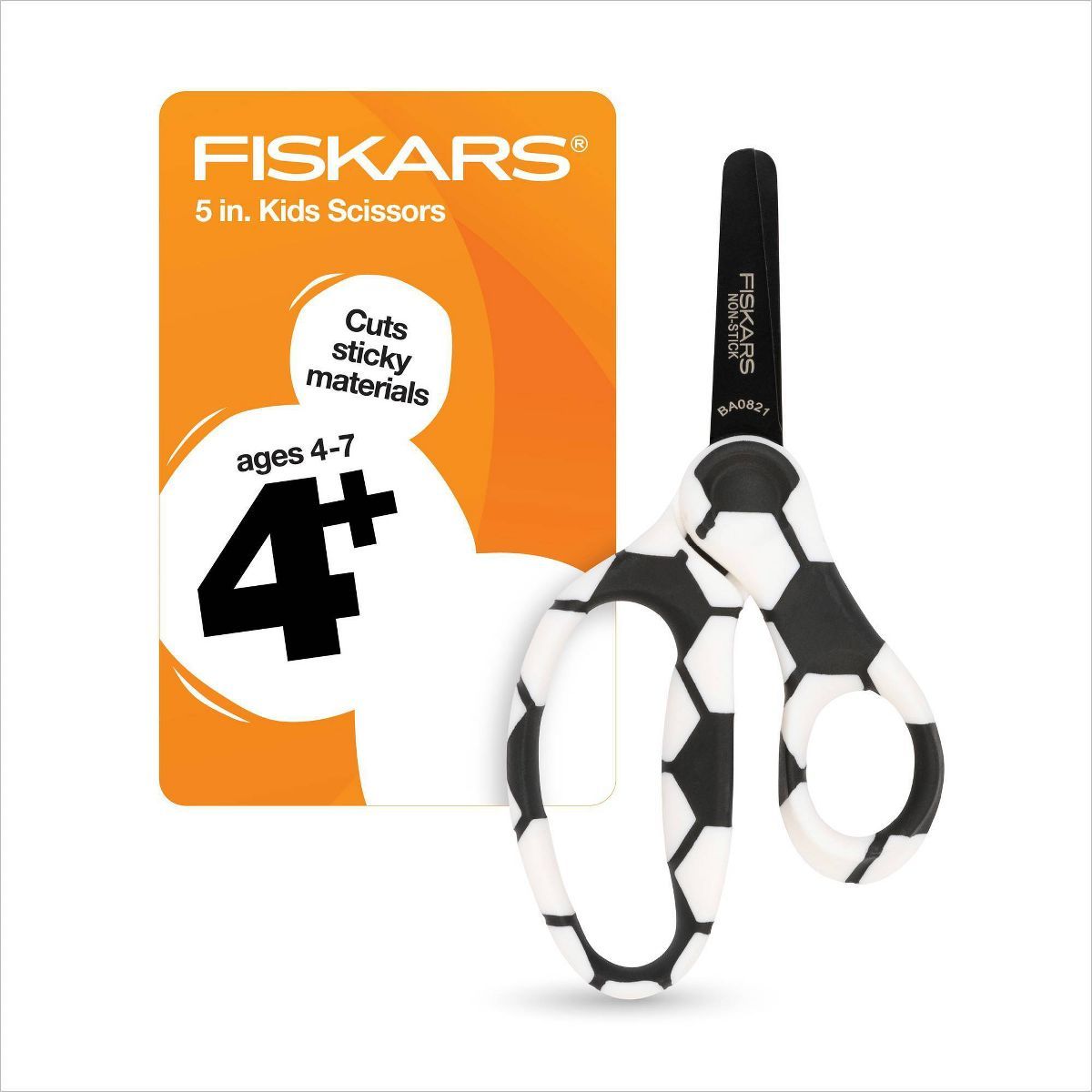 Fiskars 5" Non-Stick Sport Blunt Kids' Scissors | Target