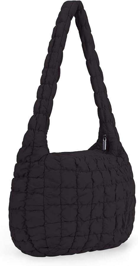 TIAASTAP Quilted Tote Bag for Women Puffer Crossbody Bag with Zipper Nylon Hobos & Shoulder Bags ... | Amazon (UK)