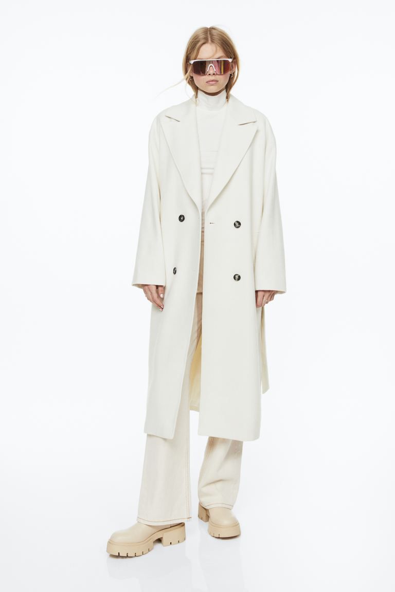 Tie-belt coat | H&M (UK, MY, IN, SG, PH, TW, HK)