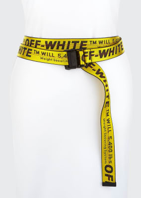 Off-White Mini Industrial Web Logo Belt | Bergdorf Goodman
