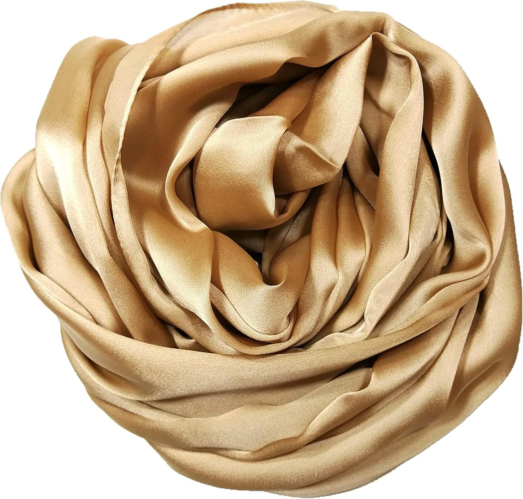 Shanlin Silk Feel Long Satin Patterned & Solid Color Scarves for Women in Gift Box | Amazon (US)