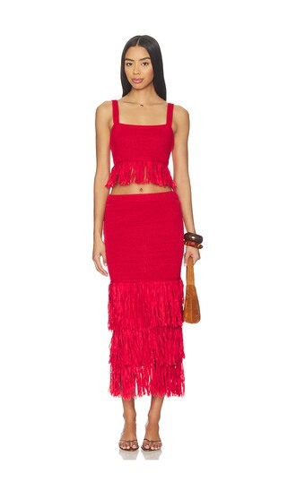 SAYLOR Shanda Set in Red. - size XS | Revolve Clothing (Global)