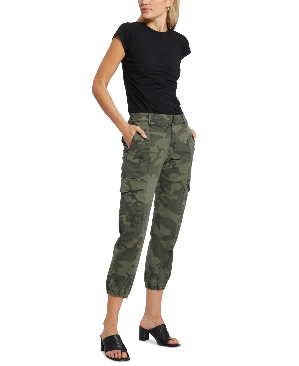Sanctuary Rebel Camo-Print Pants - Green | Macy's