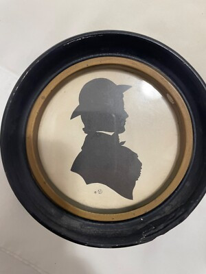 Sidney Z Lucas Silhouettes WoodFramed portrait set of two | eBay US