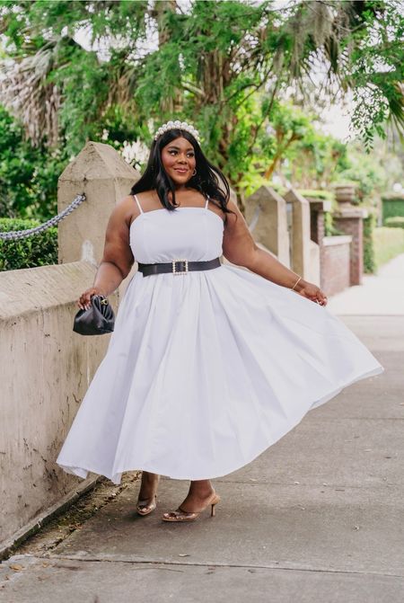 The perfect white eyelet dress does exist and it’s only $36! This cutie from Walmart is sure to sell out quickly so grab it while it’s in stock. I wish it came in more sizes. I’m wearing the largest size XXL/20.

This would be great for the season, brunch, church, graduation and all the things. 

No zipper and it’s a dress you put on from over head. Slight smocking to the back bodice.

#whitedresses #graddresses #plussizefashion 

spring fashion, plus size fashion, spring trends, trending dresses, vacation

#LTKsalealert #LTKfindsunder50 #LTKplussize