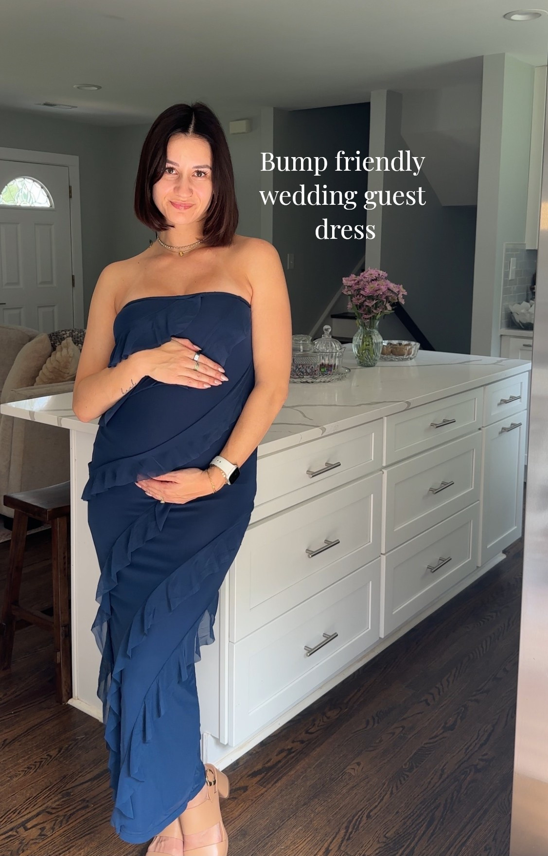 Sized up to a Medium (pre-pregnancy size small!)✨

#LTKFindsUnder50 #LTKBump #LTKWedding