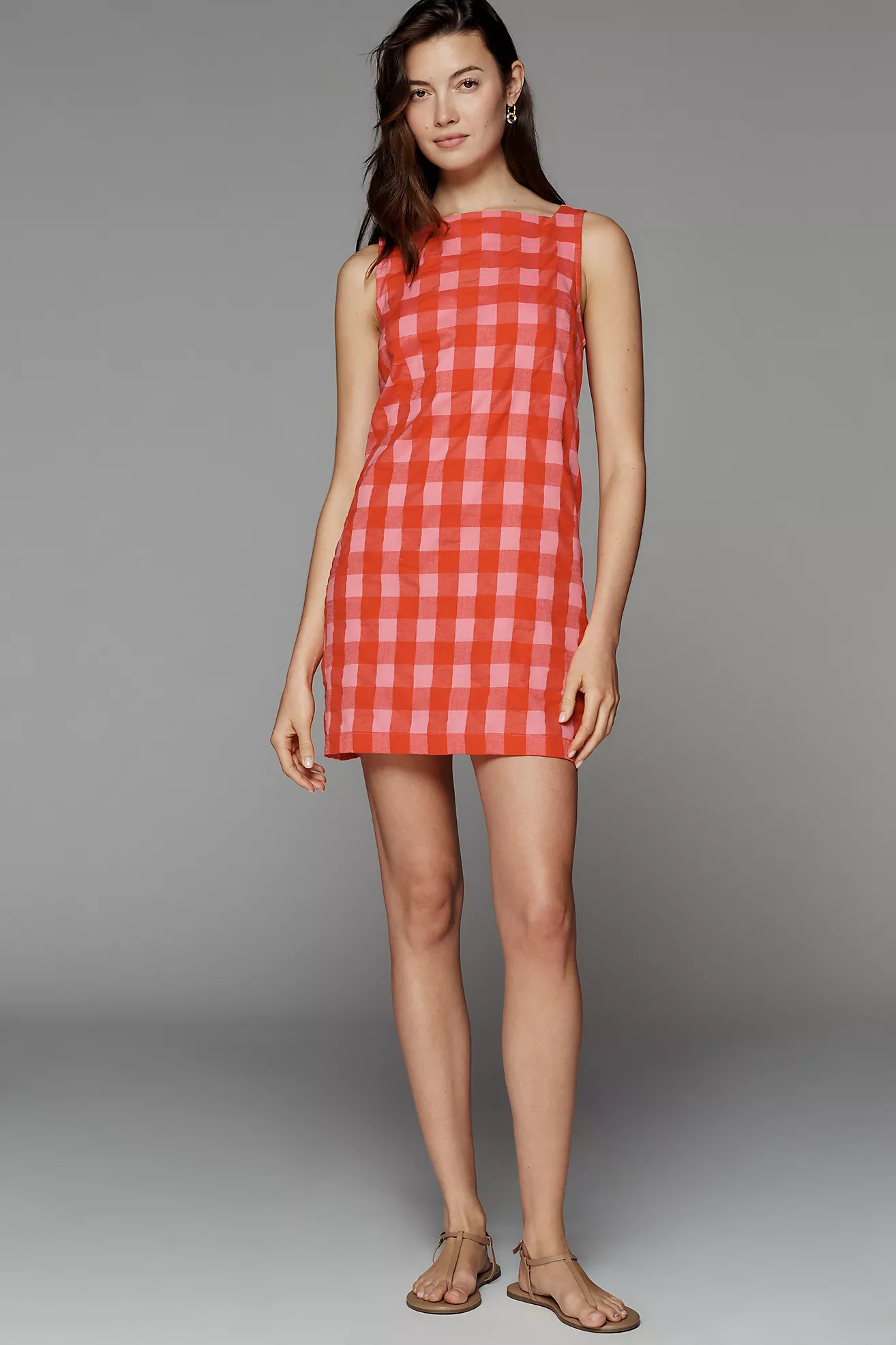 Maeve Cotton Sleeveless Shift Dress | Anthropologie (US)