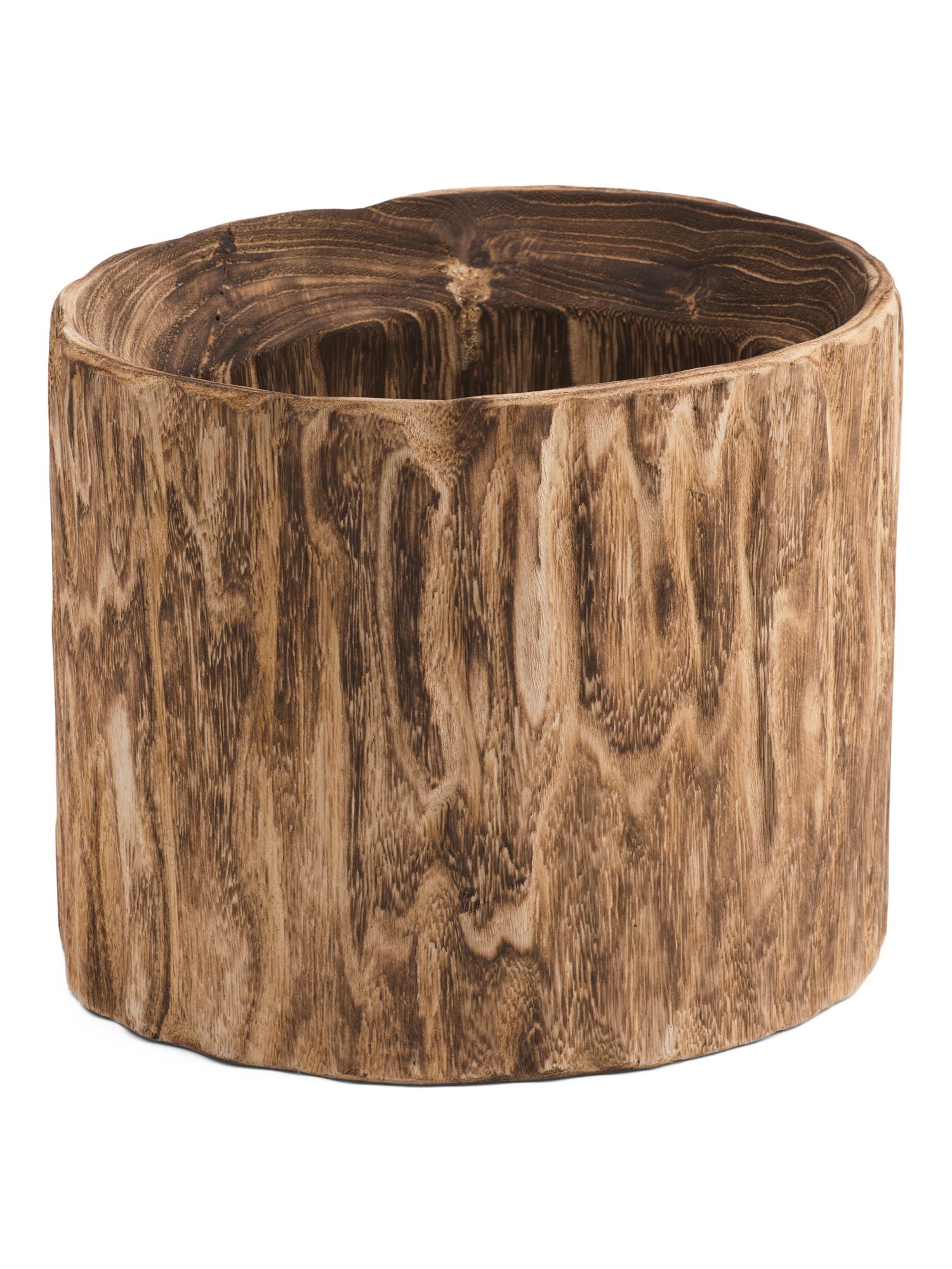 11in Wooden  Planter Bowl | TJ Maxx