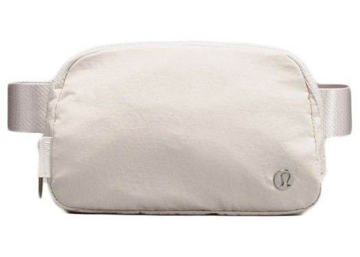 Lululemon Everywhere Belt Bag with Silver Hardware Logo in White Opal | StockX